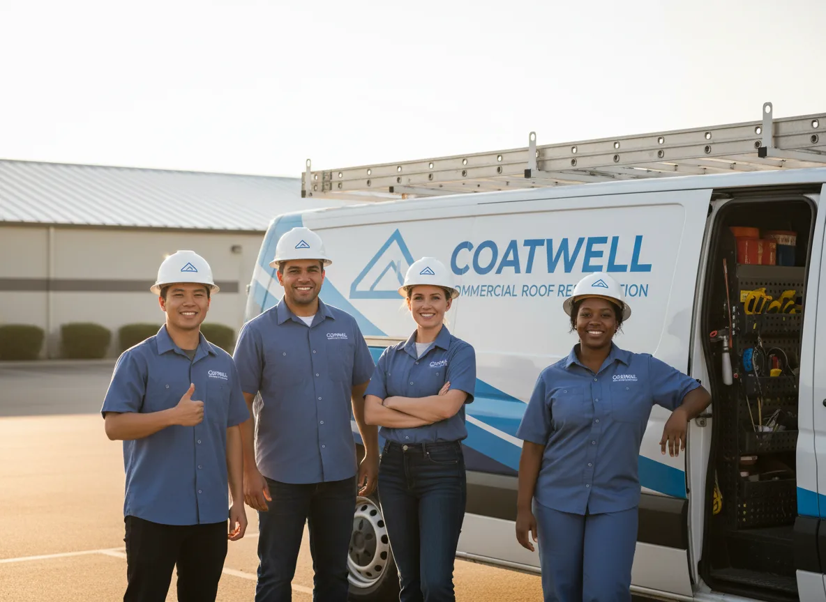 Commercial roof coating company in Minford, OH